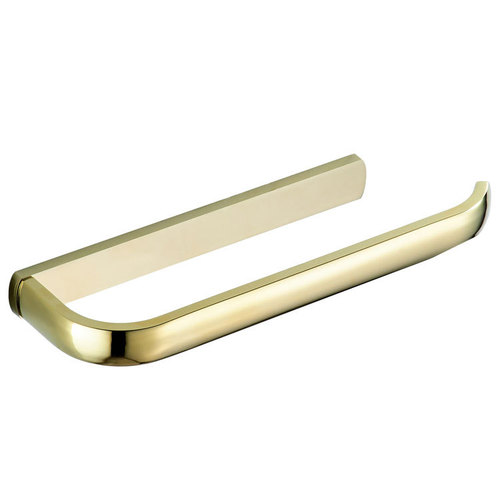 Electroplated chrome zirconium gold simple brass towel ring towel bar bathroom bathroom hardware pendant wholesale price