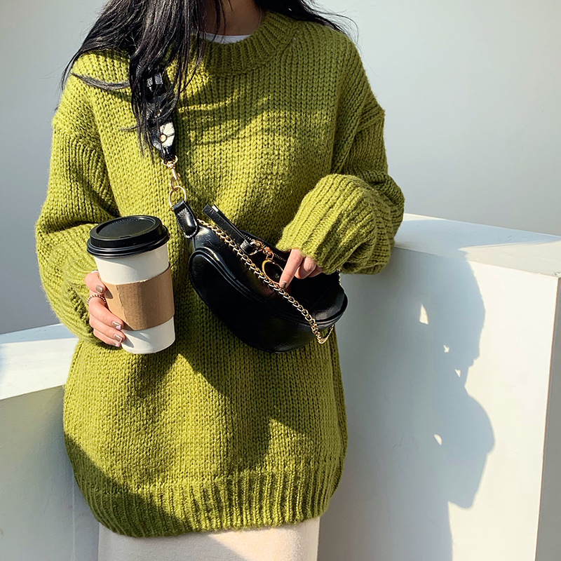 Sac à bandoulière tendance pour femmes, nouvelle taille quotidienne pour célébrités sur Internet, sac de poitrine à une épaule, chaîne décontractée à la mode_voghion.com