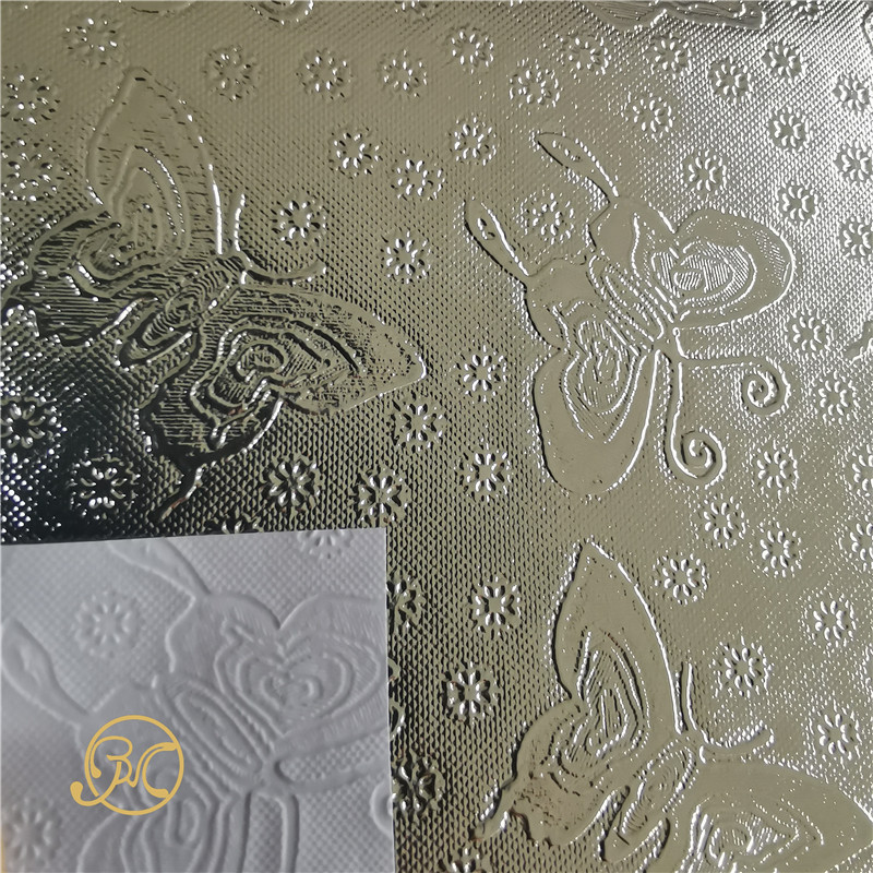 工厂直销 浮雕金属PVC膜 PVC镀铝复合膜