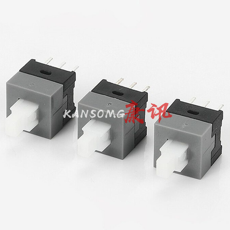 按键开关 8.5*8.5MM 自锁开关 带锁开关双排6脚无锁开关