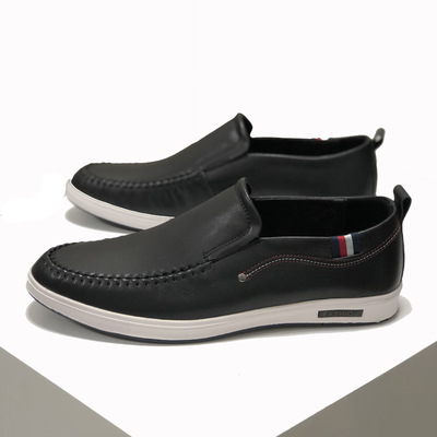 Spring new pattern man Lok Fu shoes Versatile Casual shoes manual genuine leather Men's Shoes Trendy shoes business affairs leather shoes Foreign trade Dongguan