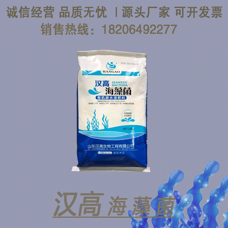 Factory seaweed fertilizer contains seaweed