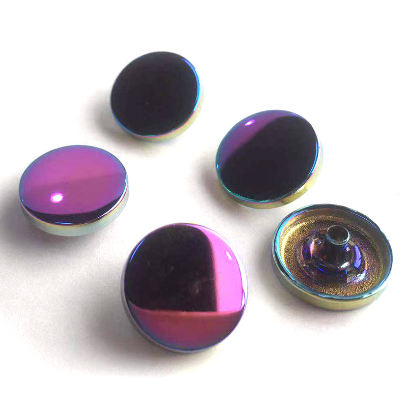 Factory direct seven color buttons plated hardware buttons suitable for jeans coat trench coat shoes and so on