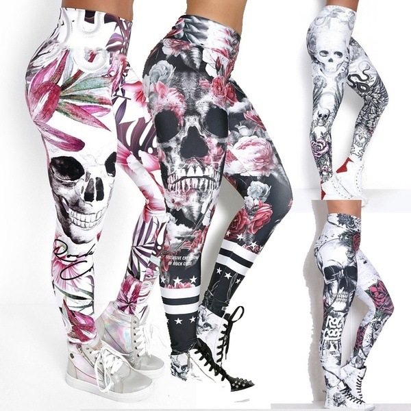 Skull Print Leggings 2