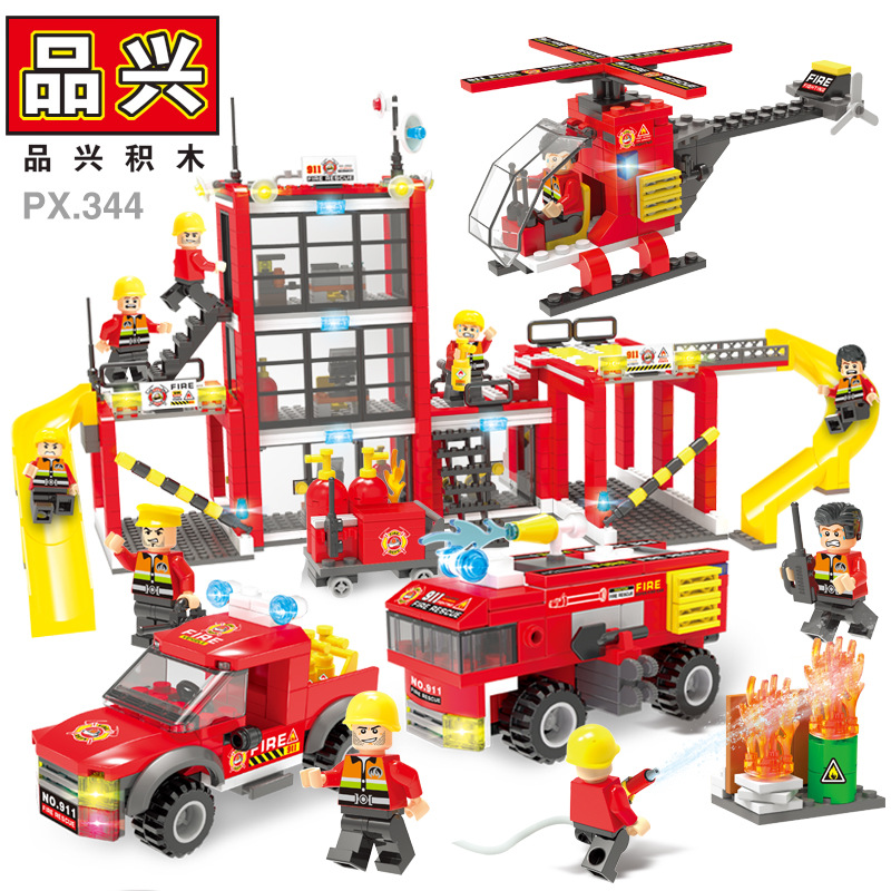 Городской пожарный пионер 979 гранулы (подарочная коробка)