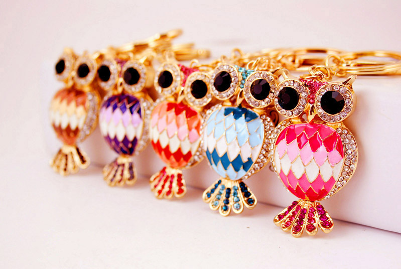 Owl Alloy Metal Unisex display picture 2