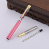 New creative flower pen into oil wafer bead pen fashion Japan and South Korea DIY small fresh dry flowers round bead pen