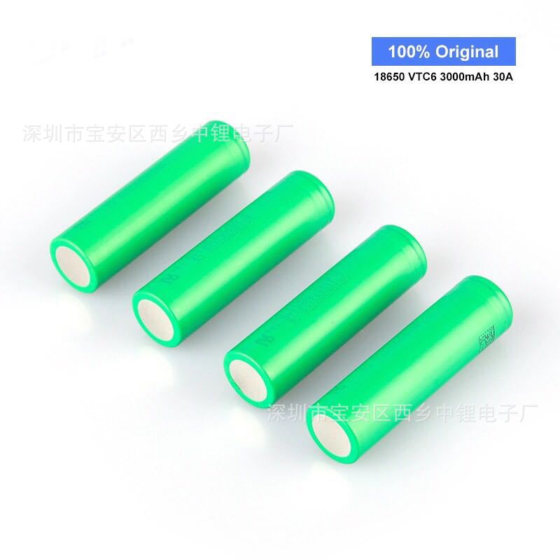 厂家直销日本原装全新A品 索尼18650锂电池 索尼VTC6 3000mah 30a