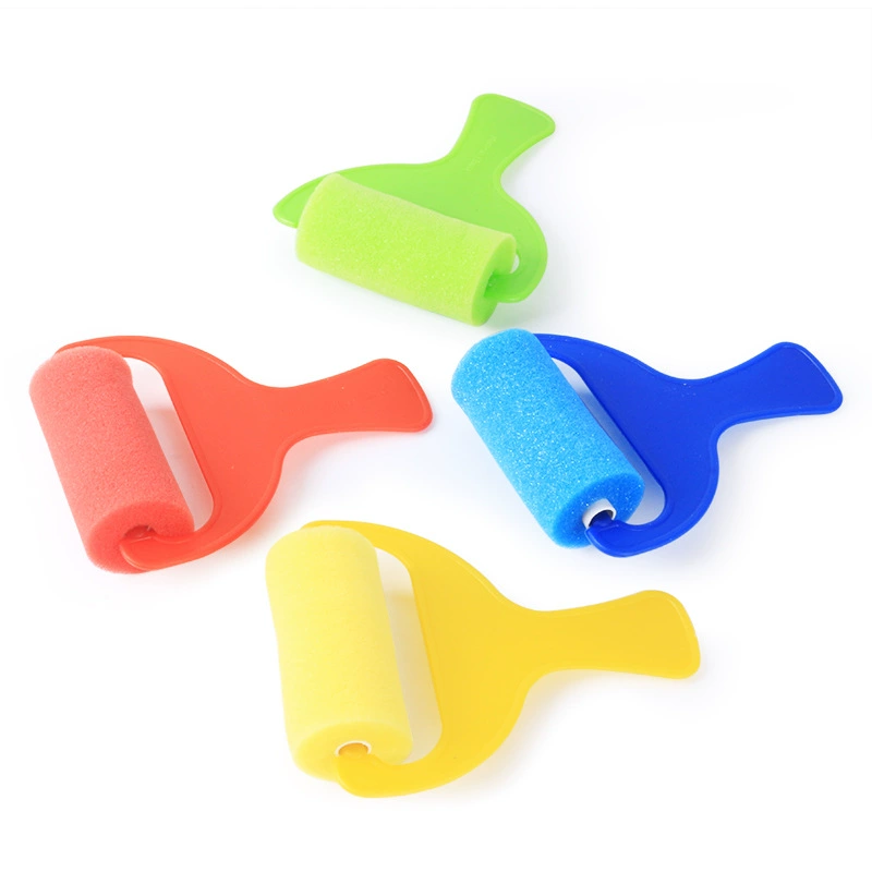 Children's sponge pigment seal, DIY