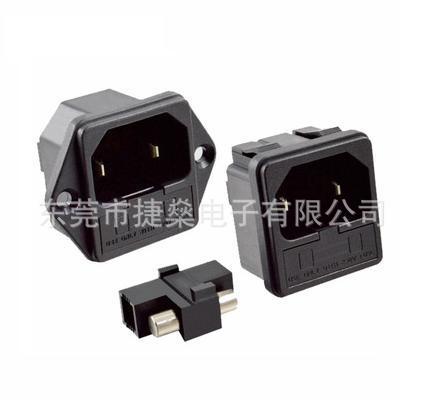 Jieshen JEC two-in-one socket JR-101-1F(2P), power socket, IEC socket, AC socket