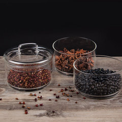 2021 Spring New Multi-layer Glass Storage Jar with Stackable Snack Storage Box, Grain and Seasoning Sealable Storage Jar