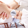 Fresh fashionable cute watch, children's quartz watches, Korean style, simple and elegant design