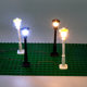 Compatible with LEGO street view lamppost building blocks, LED light-emitting parts, MOC urban street view decoration accessories