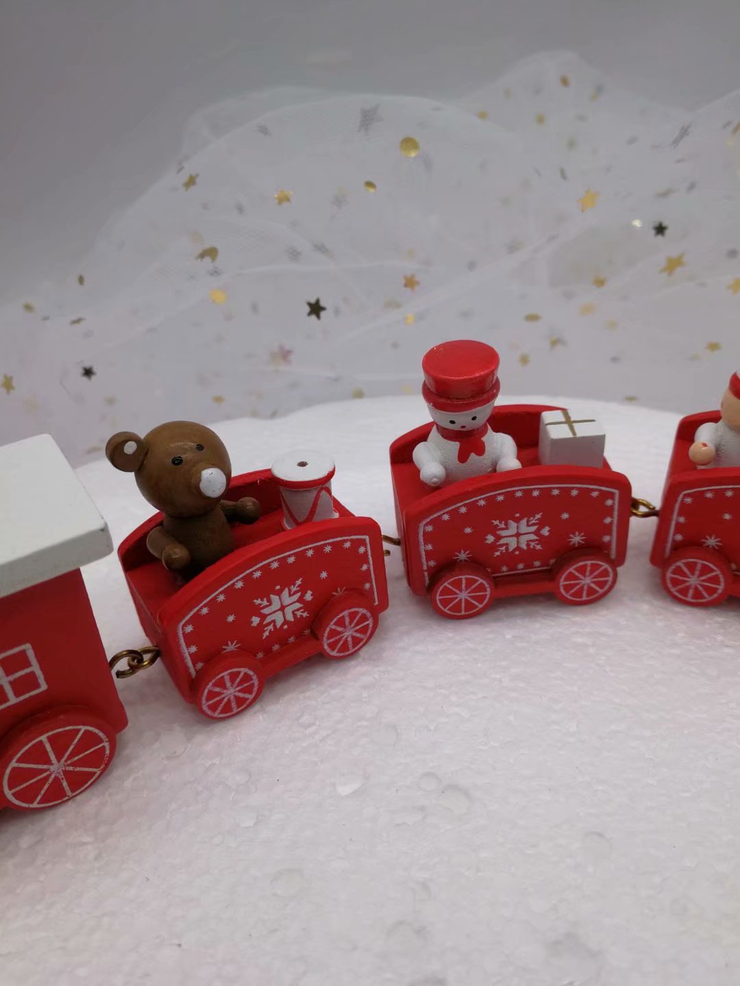 圣诞节蛋糕装饰摆件插件小火车塑料圣诞生日礼物装饰烘焙儿童玩具-阿里巴巴