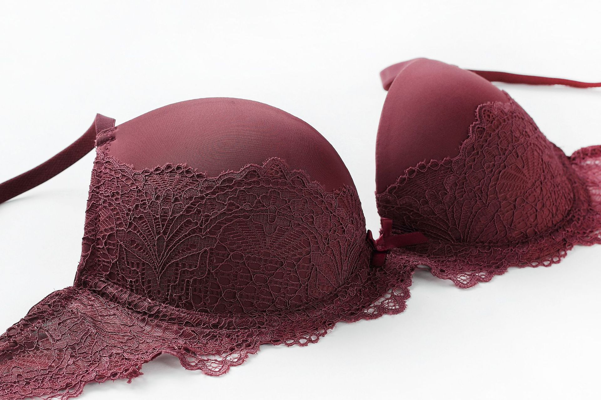 Ensemble de soutien-gorge en dentelle pour filles, sous-vêtements épais, Sexy, pour femmes, 1708_voghion.com