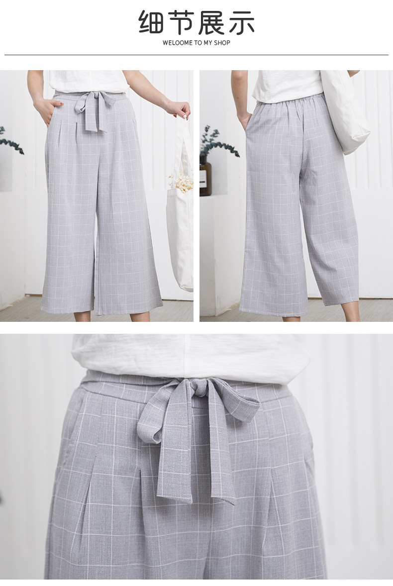 Pentalon léger en lin - Ref 3434461 Image 36