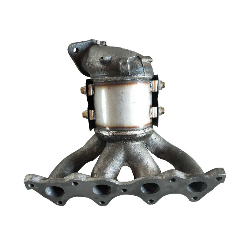 Manufacturer Supplies Suitable for Modern Yuedong Reina Langdong Kia K2 Car Exhaust Pipe Three-Way Catalytic Converter