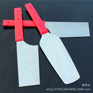 瓦岗寨红色胶柄双面瓦刀 建筑修砌钢制瓦刀 合金钢瓦工工具-阿里巴巴