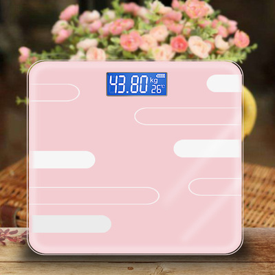 萊德利智能電子秤電子稱稱重方形人體秤定制廠價直銷可印制LOGO