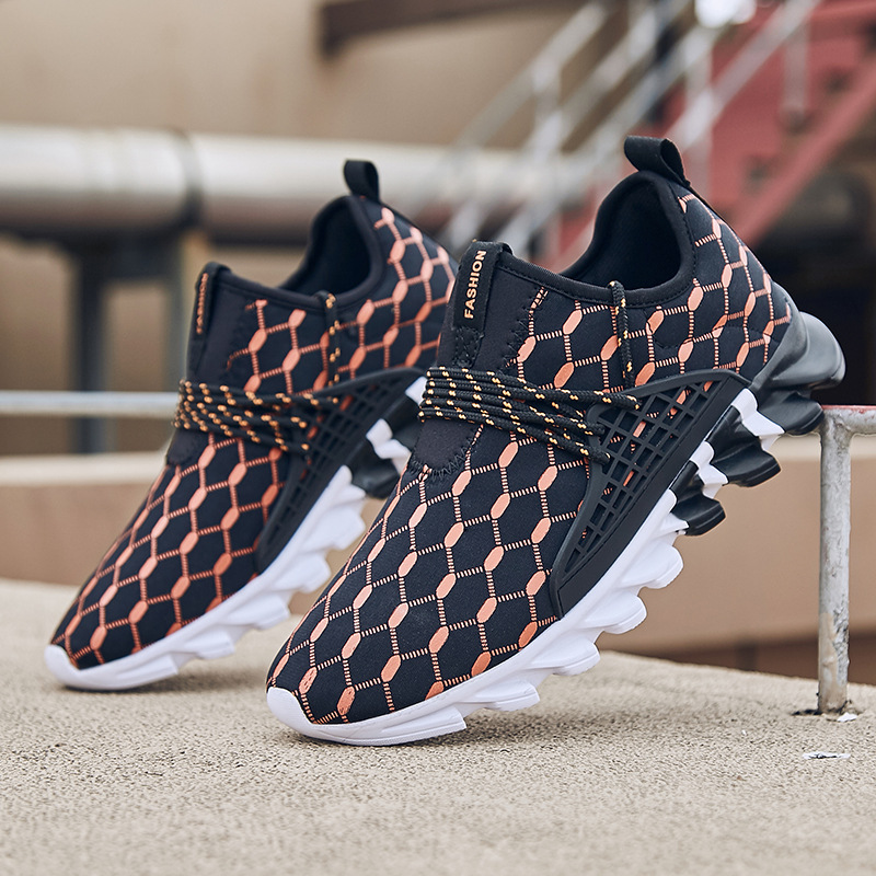 Scarpe da tennis Scarpe da basket Scarpe da ginnastica Tessuto sintetico Assorbimento degli urti Scarpe da ginnastica durevoli e traspiranti_voghion.com