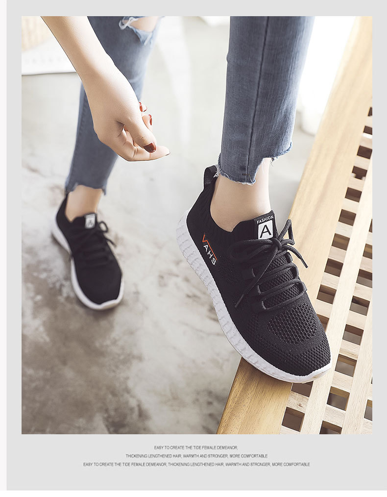 casual solid color mesh breathable sports shoes NSNL37085