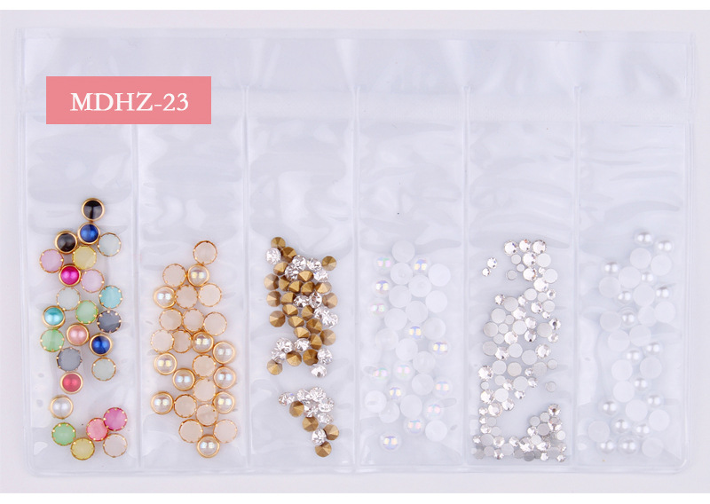 14g Weight Nail Decoration Accessories Nail Supplies 1 Set Quantity Metal Material Geometric Pattern Simple Style Style Factory Mixed New Nail Beauty Ornament Metal Hollow Japanese Star Moon Ocean 6 Grid Nail Decoration 12