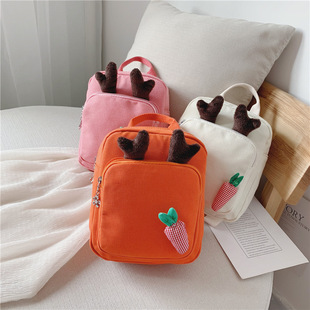 2019 New Schoolbag Cartoon Antlers Canvas