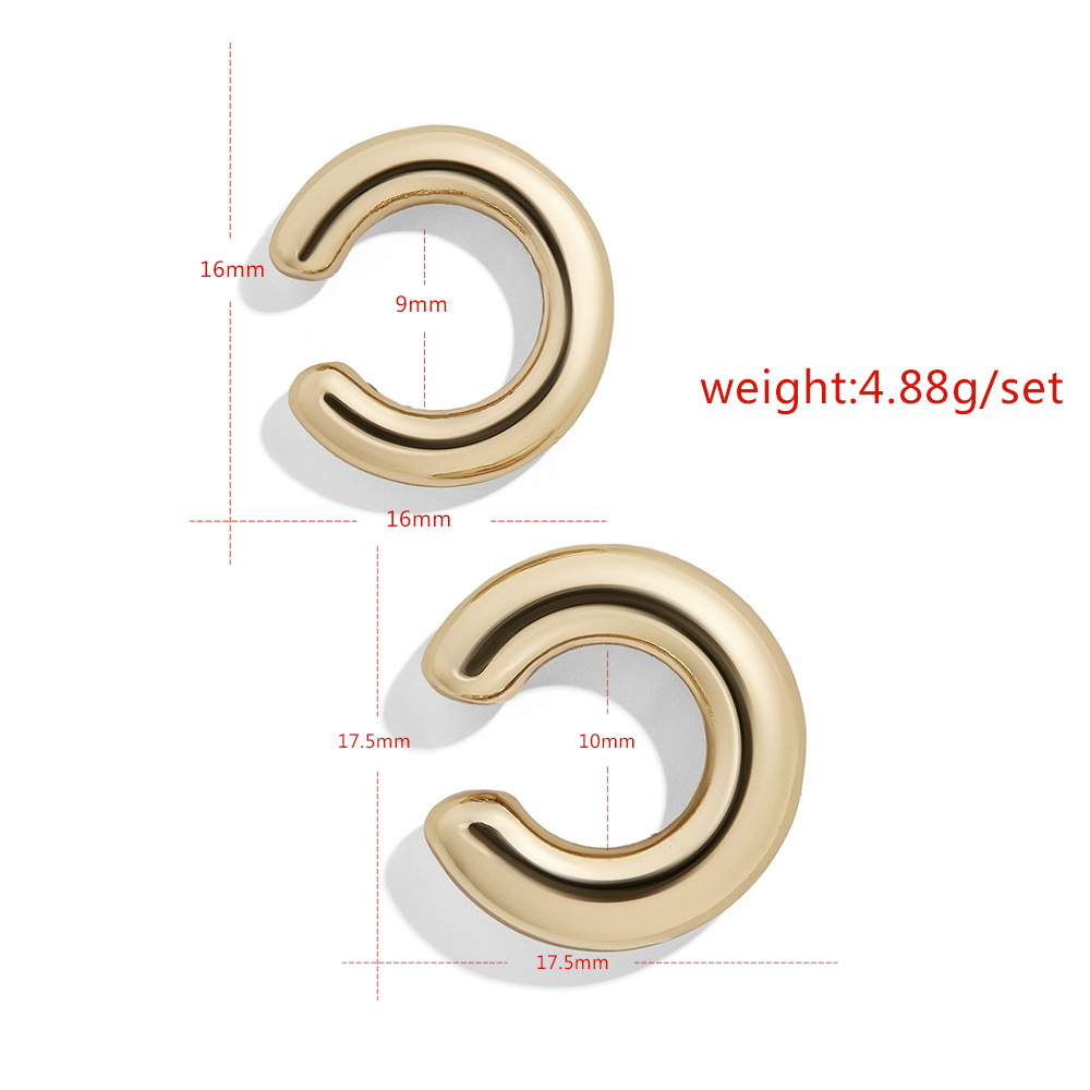 Heart Alloy No Inlaid Plating Earrings display picture 1