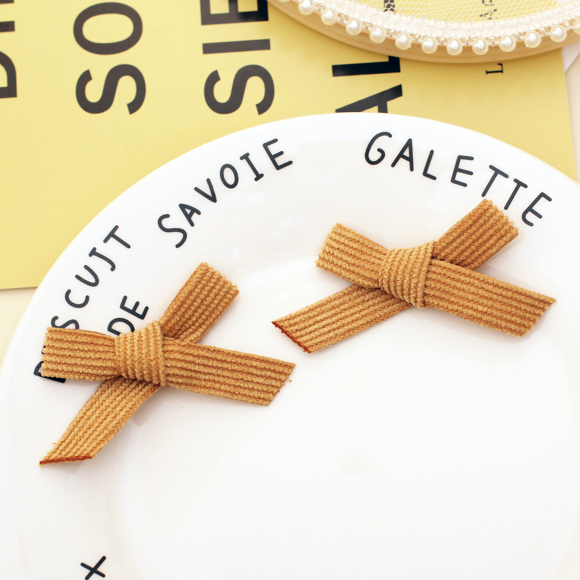 一厘米灯芯绒蝴蝶结4