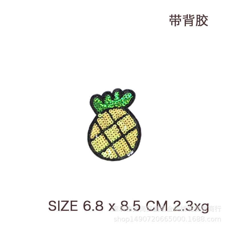 各种各样水果布贴