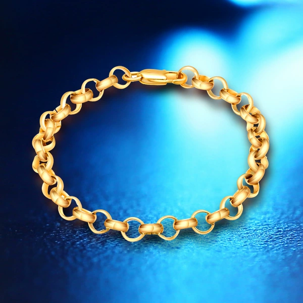Gold-plated bracelet