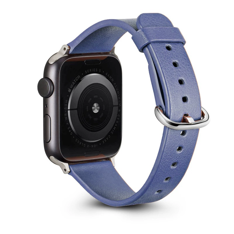 Классический кожаный ремешок на Apple Watch с пряжкой для SE/Series 1-7, совместимый с iWatch7 - 9 цветовых вариантов