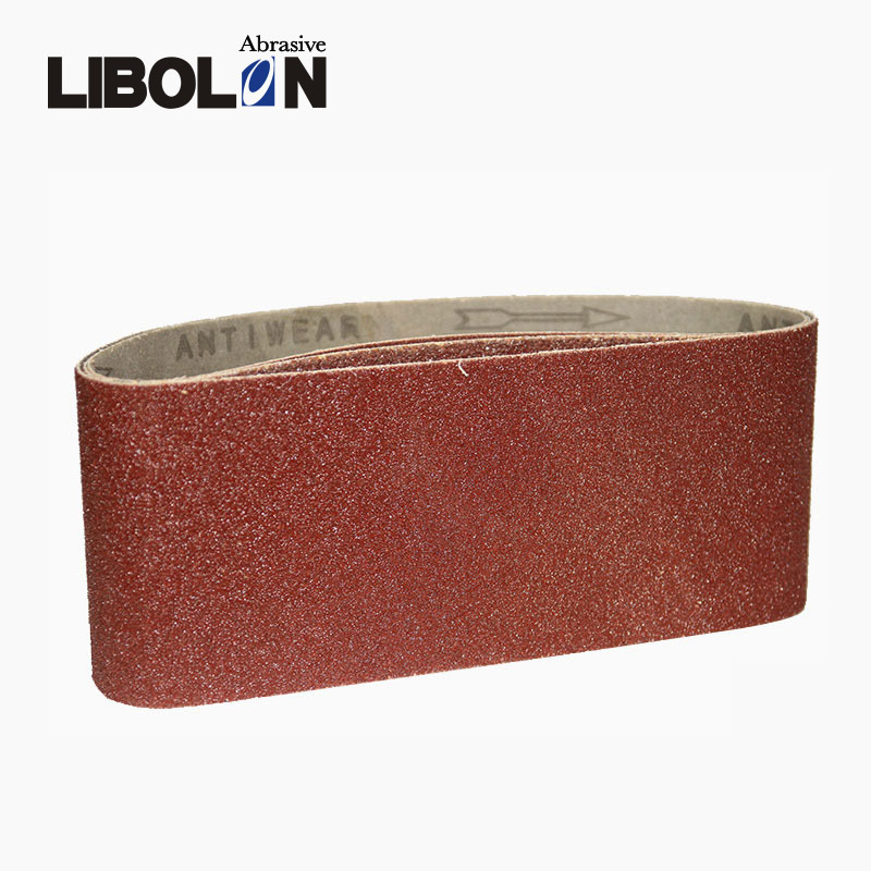 产地货源锋利耐磨砂带 抛光打磨氧化铝坦克机砂带100*610mm