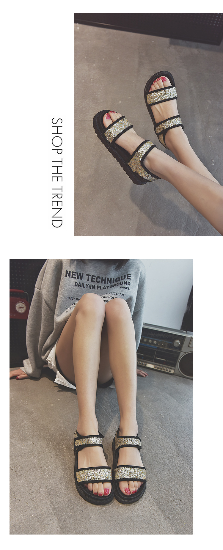 Chaussures été pour femme en Caoutchouc - Ref 3346656 Image 13