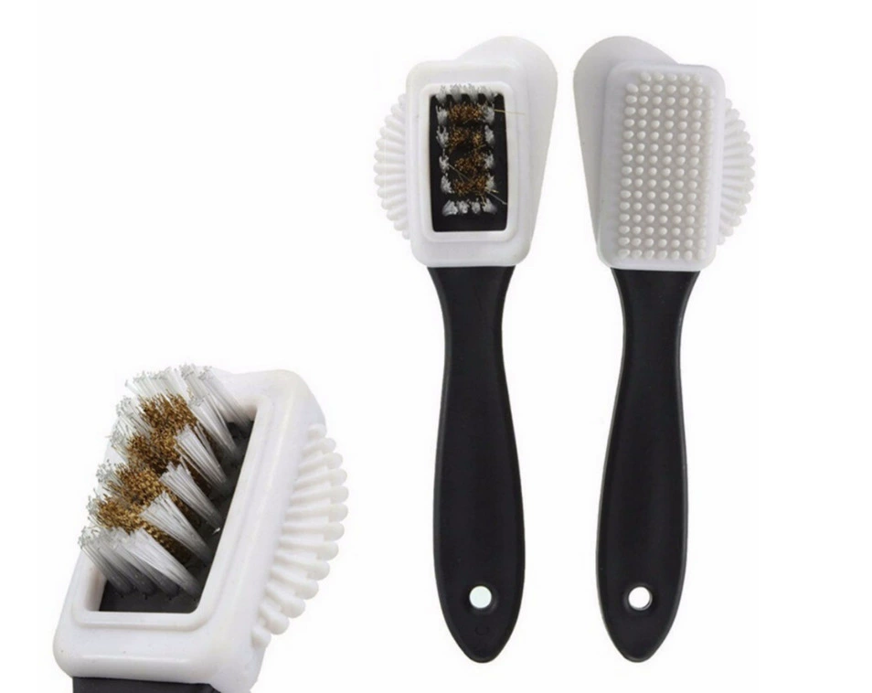 S-образная замшевая щетка для чистки трехсторонняя замша из матовой кожи зимние сапоги для чистки медной проволоки щетка для обуви 32 г