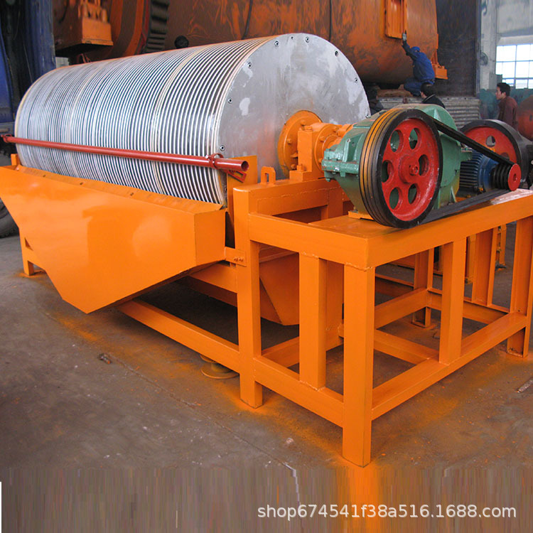 滚筒式选矿除铁器厂家供应 强磁磁选机粗选设备 重介质回收