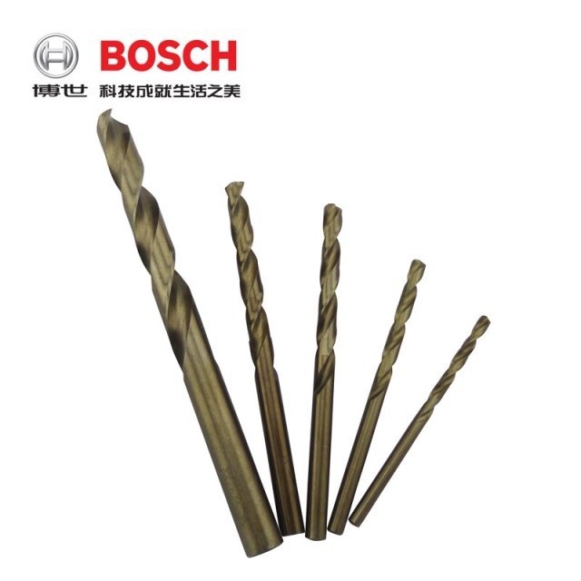 博世BOSCH含钴麻花钻头 不锈钢钻头套装1.0mm-12mm不锈钢
