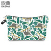 Cross border Amazon Europe and America Rainforest Sloth printing Cosmetic clutch bag lady multi-function travel Storage bag