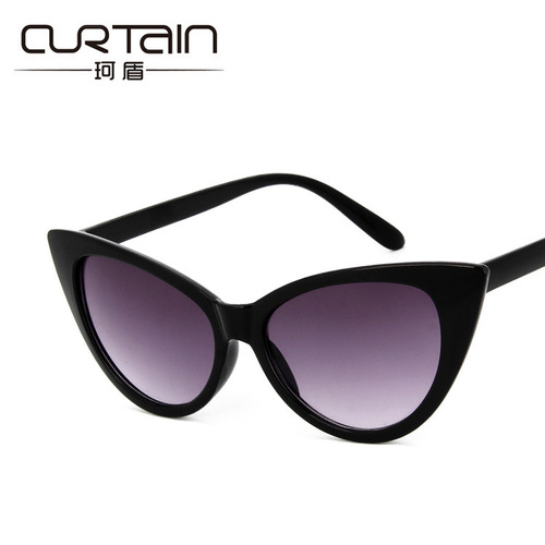 Classic retro sexy cat-eye sunglasses, fashionable European and American trendy sunglasses, Elvis glasses 77042