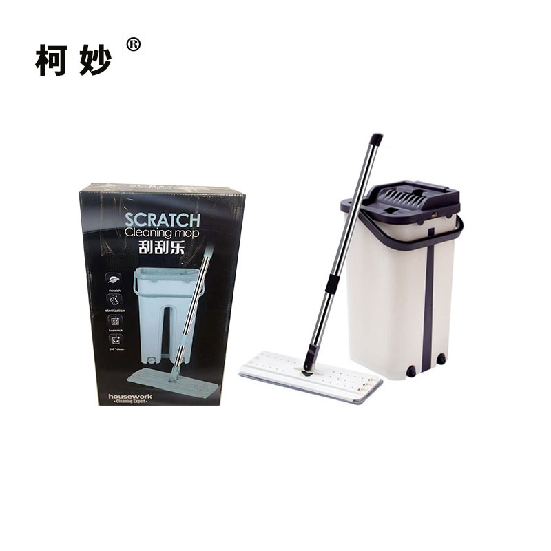 一件代发刮刮乐免手洗懒人平板拖把网红快手抖音爆款超细纤维拖布|ms