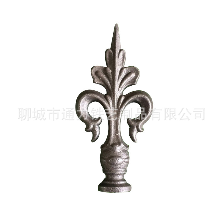 山东 可做 铁艺配件 大门铸铁围栏配件 铁艺矛头 铸钢枪头