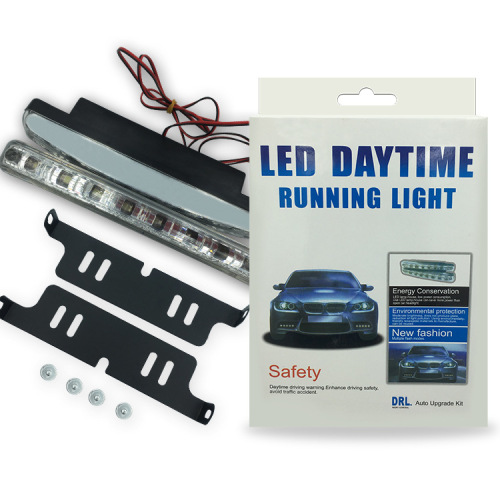 Source Factory Automotive LED Daytime Running Lights Universal Decorative Lights 8LED Center Lamp Daytime Running Lights Small 8 Lights
