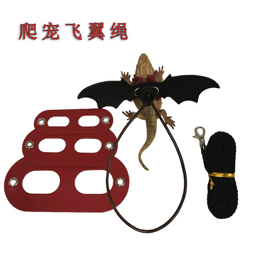 Climbing pet traction rope, green iguana traction rope, Dutch pig chinchilla outdoor anti-escape harness, squirrel harness