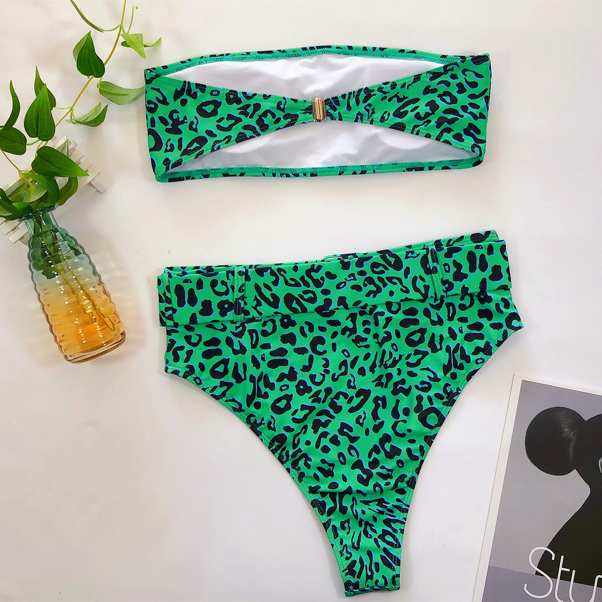 High Waist Printed Swimsuit NSDA1686