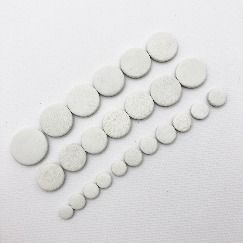 Basong gran tubo de piel de oveja almohadilla de agujero de sonido de tubo grande estera de agujero de sonido de cuero genuino almohadilla de sellado Basong mat