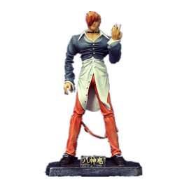 定制终极之战拳皇摆件定做草薙京八神庵动漫树脂公仔手办工艺品