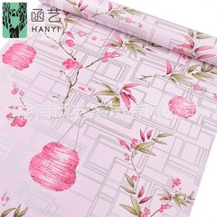 Fresh pastoral background wall decoration bedroom self-adhesive wallpaper waterproof floral pattern decorative wallpaper home decoration