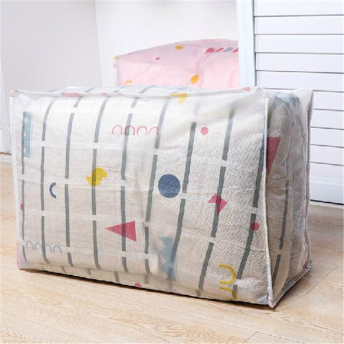 EVA transparent quilt storage bag quilt waterproof and moisture-proof clothing storage dust bag quilt finishing bag moving