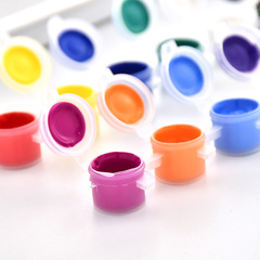 Acrylic paint 3ml 12-color palette brushes 15-piece set of children's painting and graffiti art tools