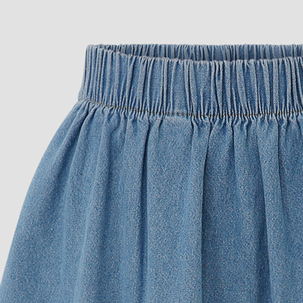 stitching pleated casual skirt  NSJR50964